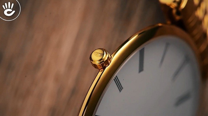 Đồng hồ Longines L4.709.2.11.8 thiết kế mạ vàng nổi bật - Ảnh 5