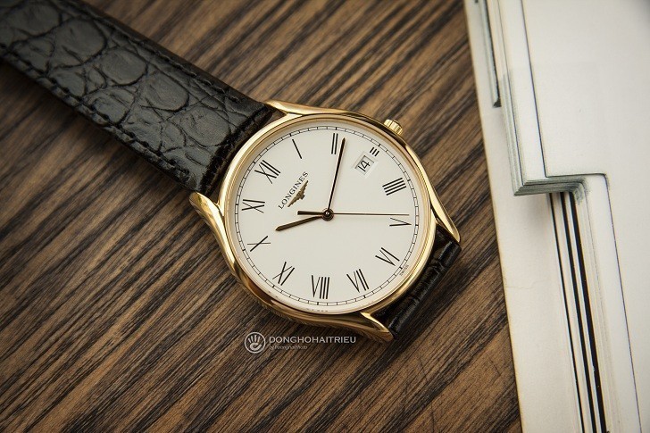 Đồng hồ Longines L4.759.2.11.2 dây đeo da dập vân cá sấu - Ảnh 3
