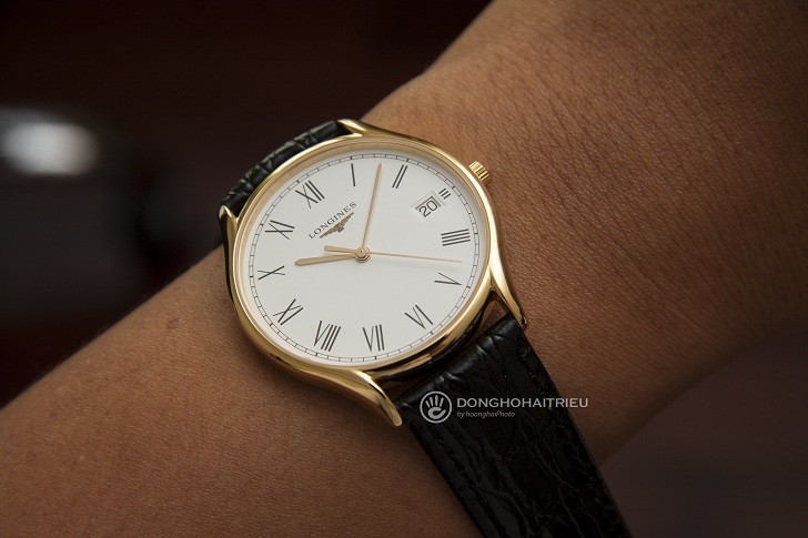 Đồng hồ Longines L4.759.2.11.2 dây đeo da dập vân cá sấu - Ảnh 4