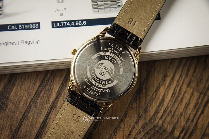 Đồng hồ Longines L4.759.2.11.2 dây đeo da dập vân cá sấu - Ảnh 6