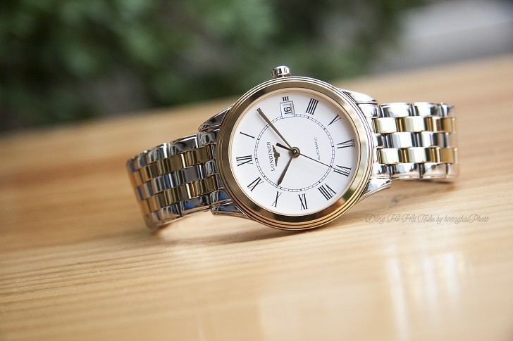 Đồng hồ Longines L4.774.3.21.7 máy cơ ETA, siêu mỏng 7.5mm - Ảnh: 1