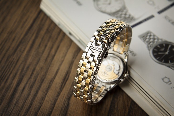 Đồng hồ Longines L4.774.3.27.7 máy cơ, siêu mỏng Thụy Sỹ - Ảnh: 4