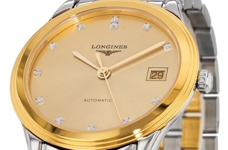 Đồng hồ Longines L4.774.3.37.7 12 viên kim cương -12 cọc số - Ảnh 2