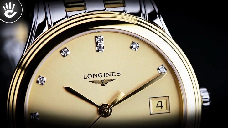 Đồng hồ Longines L4.774.3.37.7 12 viên kim cương -12 cọc số - Ảnh 3