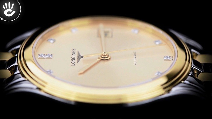 Đồng hồ Longines L4.774.3.37.7 12 viên kim cương -12 cọc số - Ảnh 5