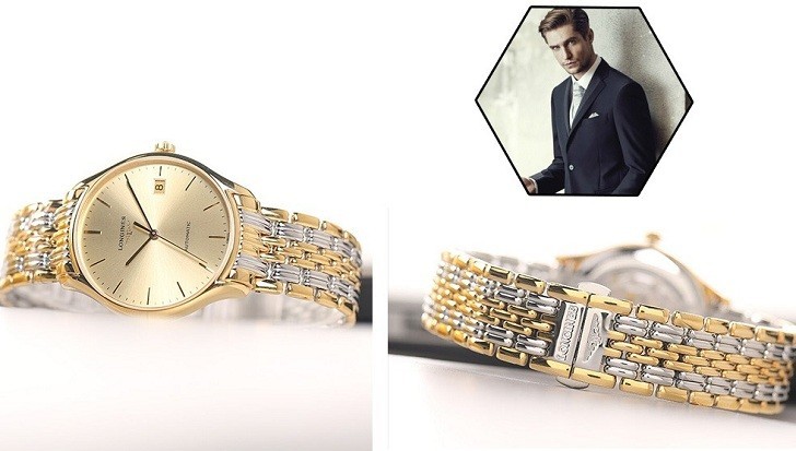 Đồng hồ Longines L4.860.2.32.7 bộ máy trữ cót đến 64 giờ - Ảnh 1