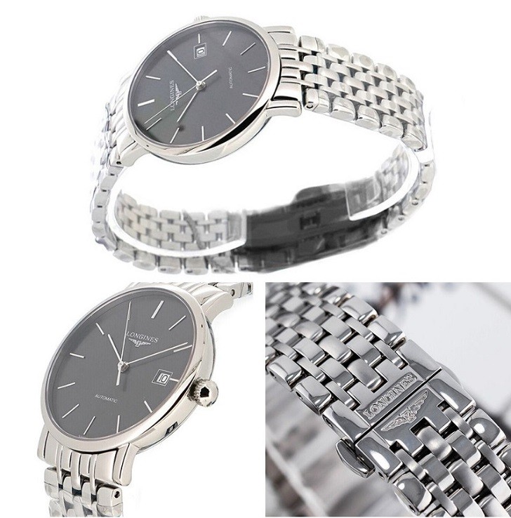 Đồng hồ Longines L4.910.4.57.6 máy cơ, siêu mỏng Thụy Sỹ - Ảnh: 2