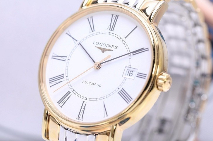 Đồng hồ Longines L4.921.2.11.7 dây demi mạ vàng thời trang - Ảnh 2