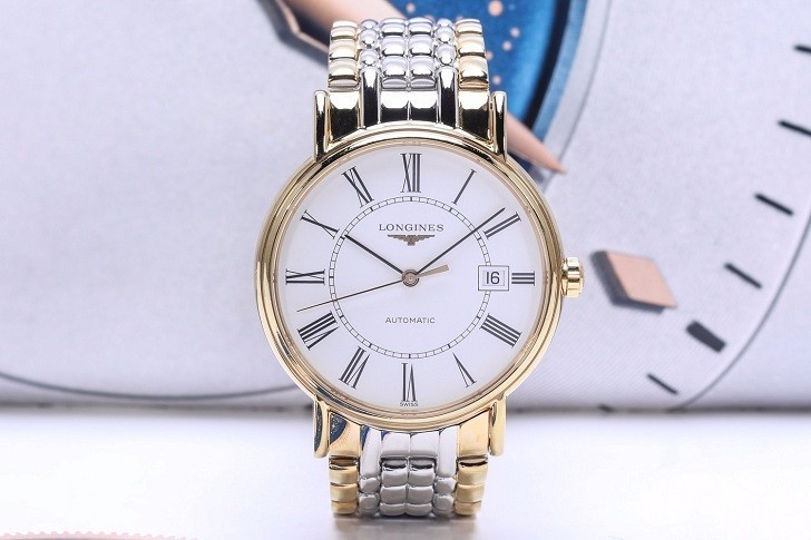 Đồng hồ Longines L4.921.2.11.7 dây demi mạ vàng thời trang - Ảnh 3