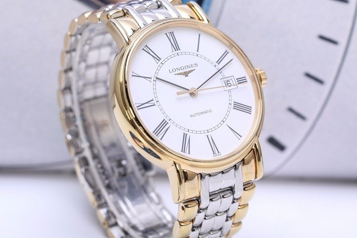 Đồng hồ Longines L4.921.2.11.7 dây demi mạ vàng thời trang - Ảnh 4