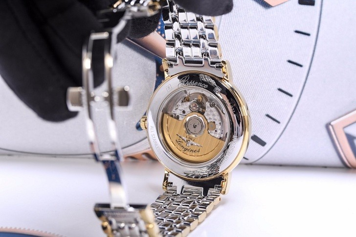 Đồng hồ Longines L4.921.2.11.7 dây demi mạ vàng thời trang - Ảnh 6