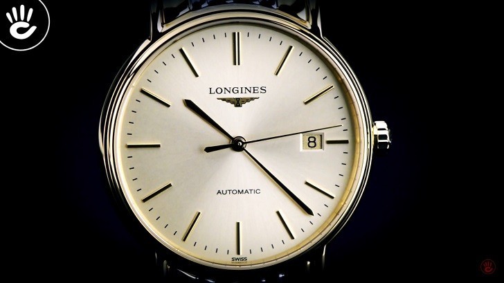 Đồng hồ Longines L4.921.2.32.7 máy cơ, siêu mỏng Thụy Sỹ - Ảnh: 1