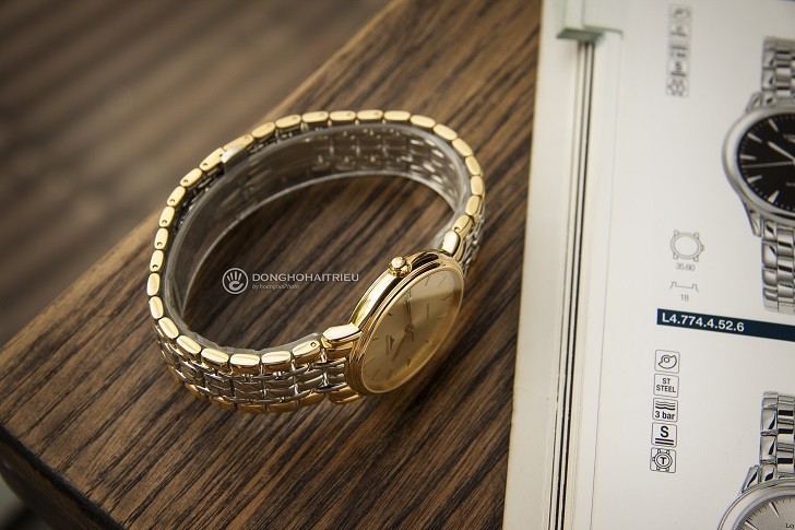 Đồng hồ Longines L4.921.2.32.7 máy cơ, siêu mỏng Thụy Sỹ - Ảnh: 3