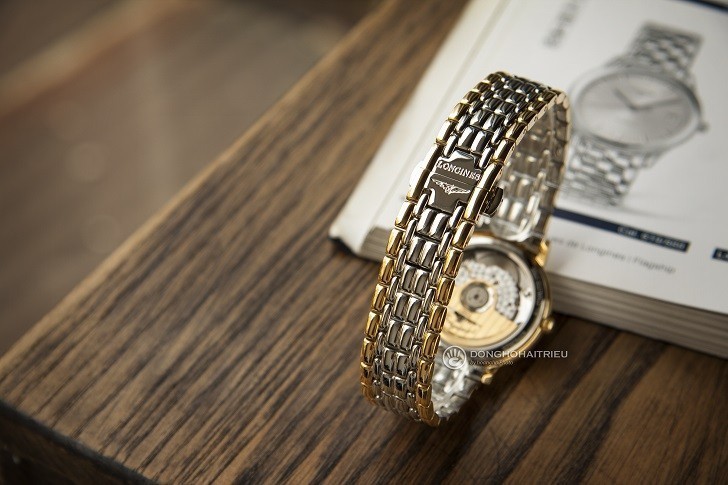 Đồng hồ Longines L4.921.2.32.7 máy cơ, siêu mỏng Thụy Sỹ - Ảnh: 4