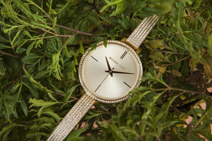 Đồng hồ nữ Michael Kors MK3784 đính đá pha lê sang trọng - Ảnh 6