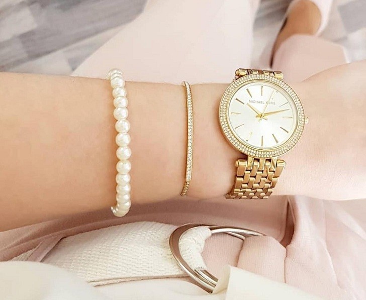 Đồng hồ Michael Kors MK3191 thời trang, đính đá sang trọng - Ảnh 6