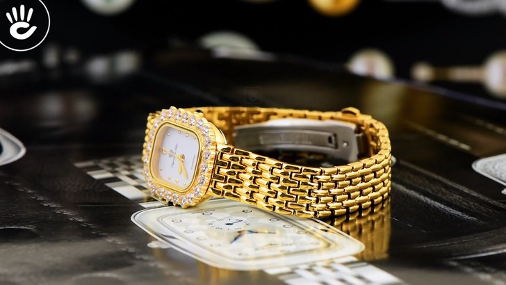 Đồng hồ OP 28015DLK-T kính Sapphire, đính pha lê sang trọng - Ảnh 5
