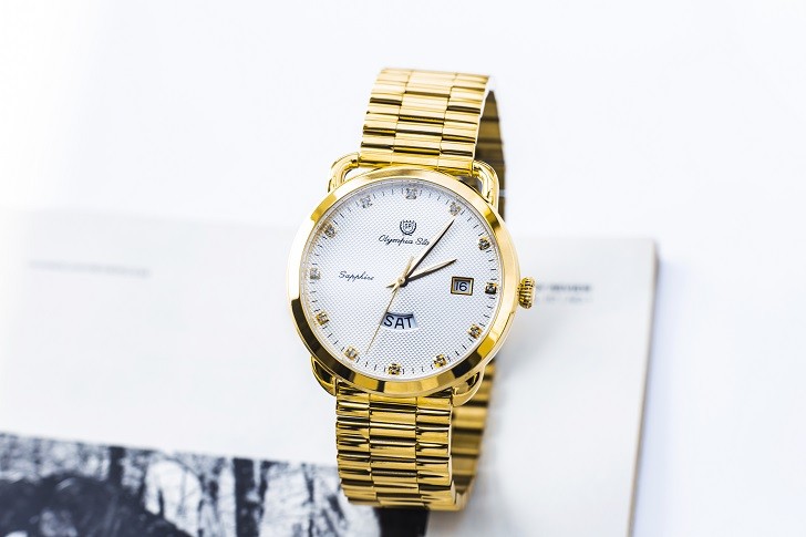 OP 58067MK-T đính đá sang trọng, kính sapphire chống trầy - Ảnh 1