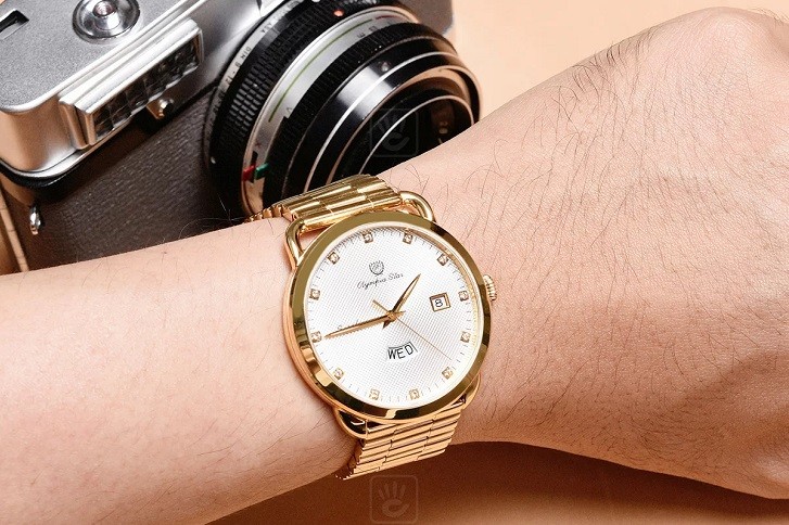 OP 58067MK-T đính đá sang trọng, kính sapphire chống trầy - Ảnh 2