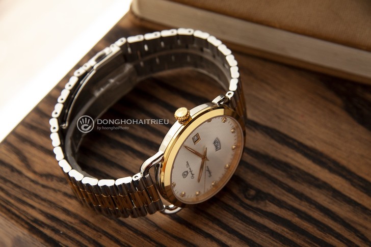 Đồng hồ OP 58067MSK-T kính Sapphire, dây demi sang trọng - Ảnh 5