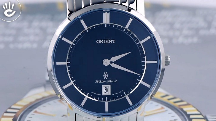 Mẫu Orient FGW01005B0 thời trang kính Sapphire chống trầy - Ảnh 3