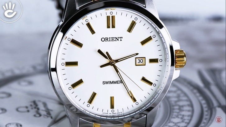 Đồng hồ Orient SUNE5001W0 dòng Swimmer chống nước cực tốt - Ảnh: 4