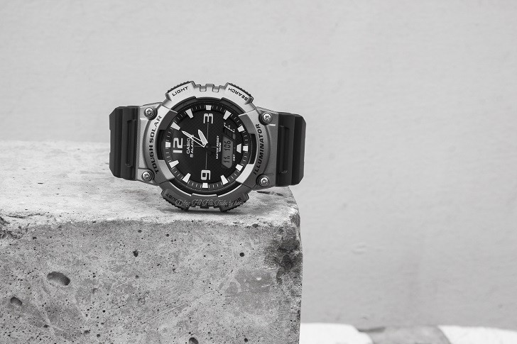 Review Đồng Hồ Casio AQ-S810W-1A4VDF | Tough Solar | 10ATM - Ảnh: 1