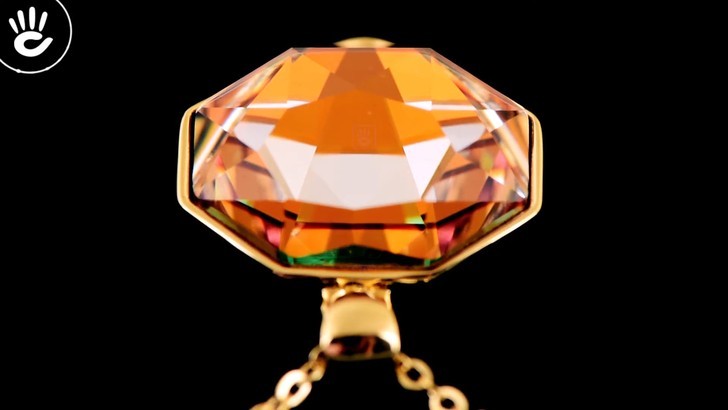 Sức hút dây chuyền Saga 53442 GPWH-XL đính đá pha lê Swarovski - Ảnh 5