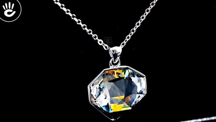Sức hút dây chuyền Saga 53442 SVBK-XL đính đá Swarovski cao cấp - Ảnh 4