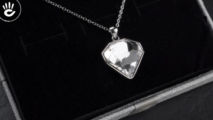 Sức hút dây chuyền Saga 53442 SVWH-XL đính đá Swarovski - Ảnh 3
