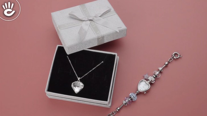 Sức hút dây chuyền Saga 53442 SVWH-XL đính đá Swarovski - Ảnh 4