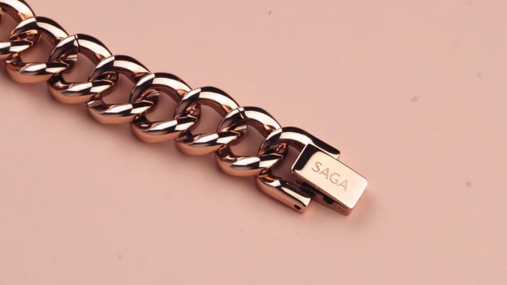 Đồng hồ Saga 53768 GPZSVGP-2 đá pha lê Swarovski cao cấp - Ảnh 4