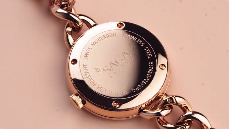 Đồng hồ Saga 53768 GPZSVGP-2 đá pha lê Swarovski cao cấp - Ảnh 7