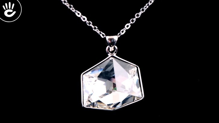 Sức hút dây chuyền Saga 80727 SVWH-XL đính đá pha lê Swarovski - Ảnh 2