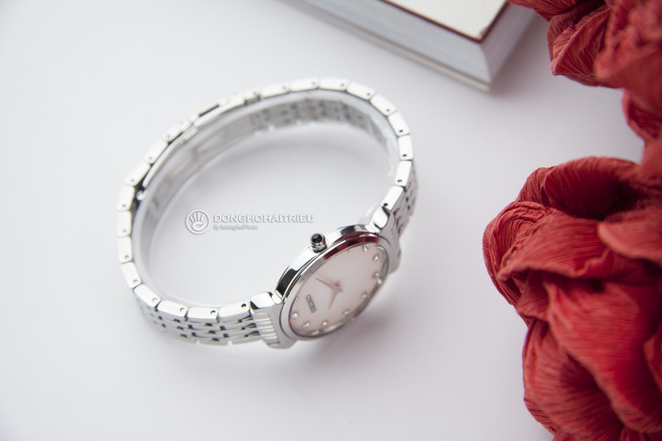 Đồng hồ Seiko SFQ803P1 thời trang, đính đá pha lê sang trọng - Ảnh 5