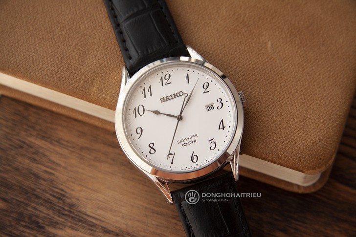 Đồng hồ nam Seiko SGEH75P1 thời trang, thoải mái bơi lội - Ảnh 3