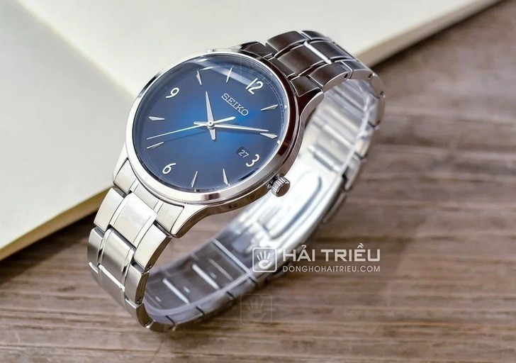 Đồng hồ Seiko SGEH89P1: Thiết kế thanh lịch, mặt xanh tinh tế - Ảnh: 5