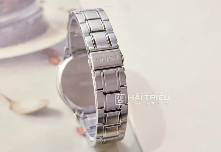 Đồng hồ Seiko SGEH89P1: Thiết kế thanh lịch, mặt xanh tinh tế - Ảnh: 4