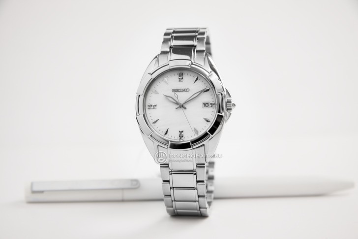 Đồng hồ Seiko SKK885P1: Thiết kế đính pha lê, kính sapphire - Ảnh 2