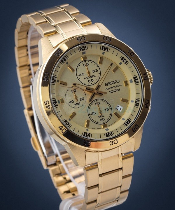 Đồng hồ Seiko SKS646P1 có Chronograph, mạ vàng sang trọng - Ảnh 2