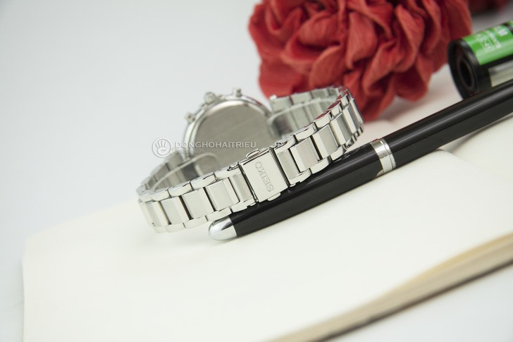 Đồng hồ Seiko SNDV41P1 đính đá pha lê, tính năng Chronograph - Ảnh 4
