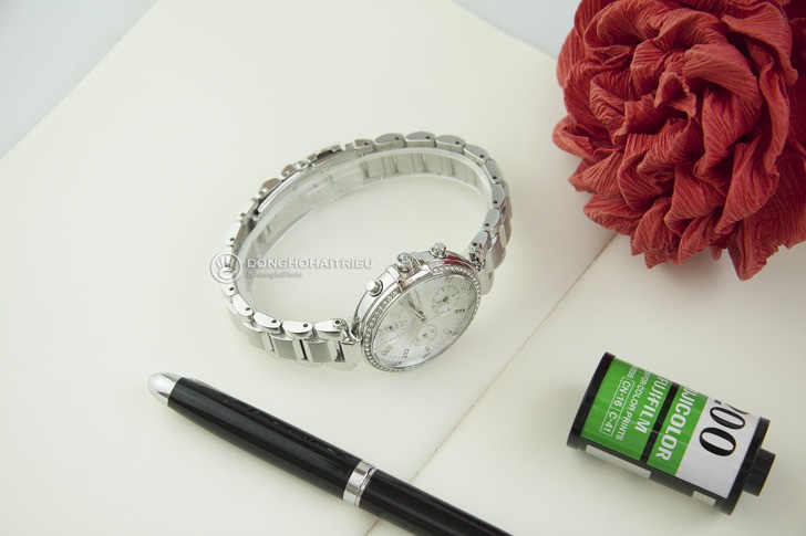 Đồng hồ Seiko SNDV41P1 đính đá pha lê, tính năng Chronograph - Ảnh 5