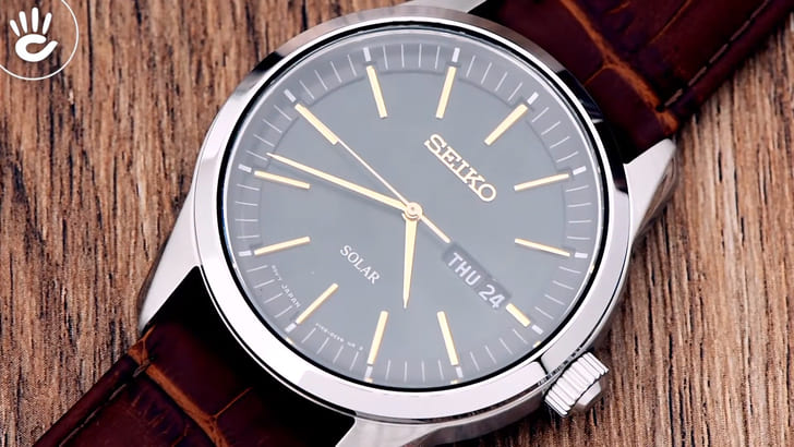 Đồng hồ Seiko SNE529P1 dùng năng lượng ánh sáng hiện đại - Ảnh 3