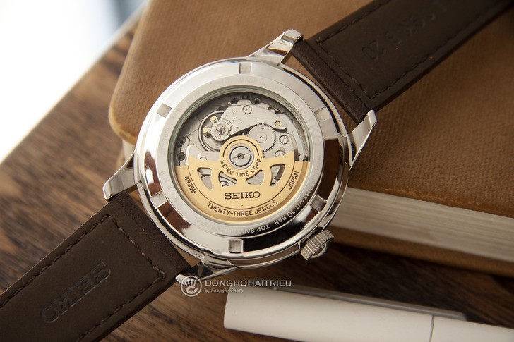 Đồng hồ Seiko SRPB03J1 máy cơ, kính Sapphire chống trầy - Ảnh 5