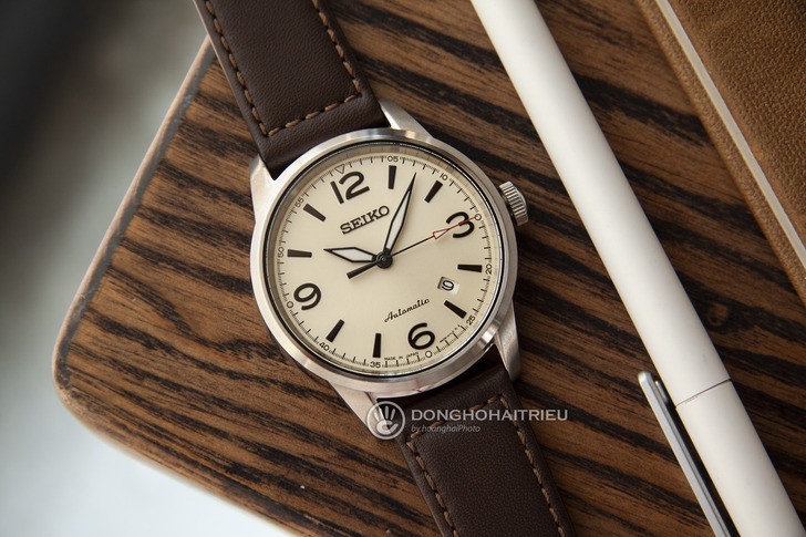 Đồng hồ Seiko SRPB03J1 máy cơ, kính Sapphire chống trầy - Ảnh 6