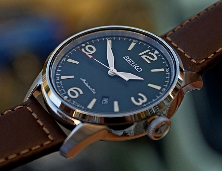 Đồng hồ cơ Seiko SRPB05J1 phong cách quân đội mạnh mẽ - Ảnh 1