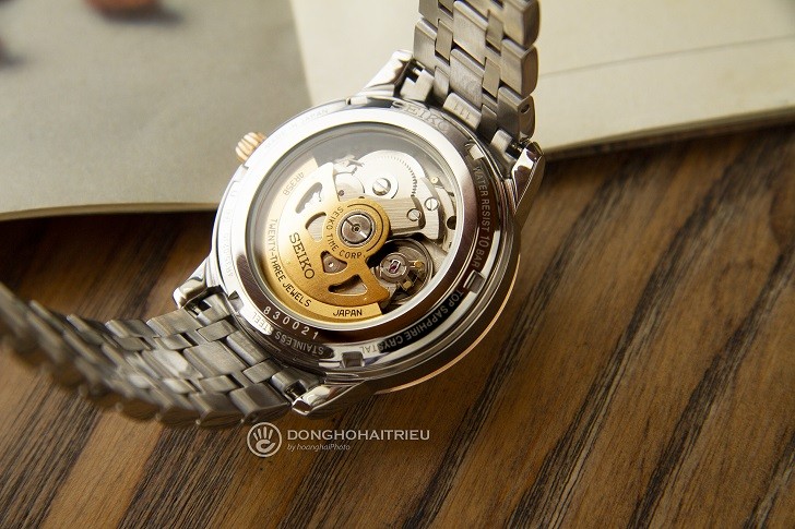 Đồng hồ Seiko SRPC06J1 máy cơ, dây kim loại demi sang trọng - Ảnh 2