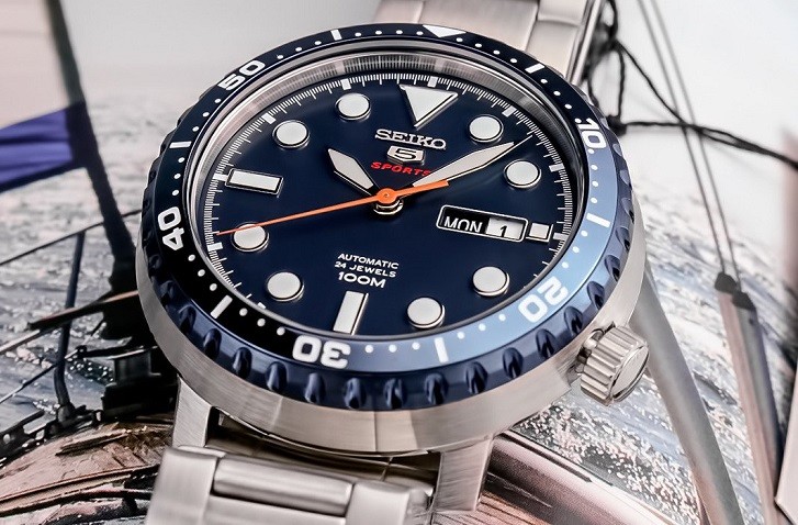 Đồng hồ Seiko SRPC63K1 chống nước 10ATM, thoải mái bơi lội - Ảnh 4