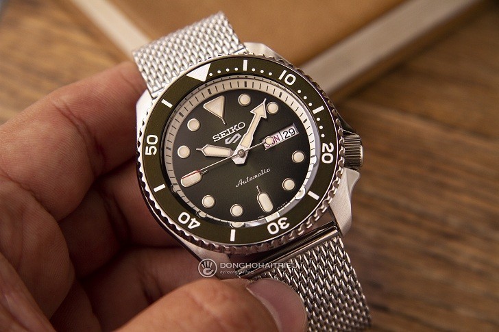 Đồng hồ cơ Seiko SRPD75K1 trữ cót mạnh mẽ lên đến 40 giờ - Ảnh 1