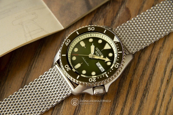 Đồng hồ cơ Seiko SRPD75K1 trữ cót mạnh mẽ lên đến 40 giờ - Ảnh 2